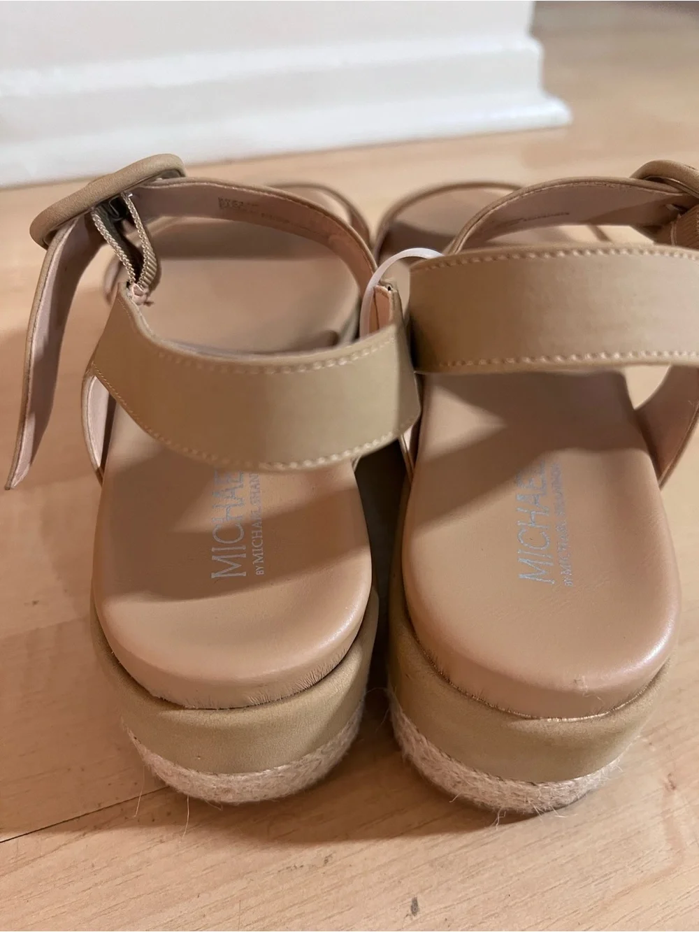 Michael by Michael Shannon Kira Espadrille Sandals Tan Women’s Size 9.5 M